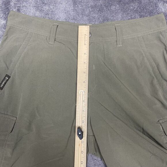 Merrell Mens 32 Opti-Wick UPF 50+ Outdoor Trail Cargo Shorts Green - Picture 8 of 11